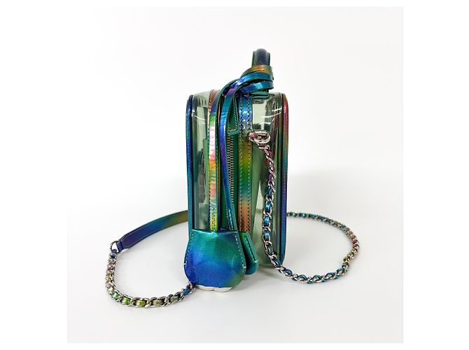 Chanel Filigree Vertical Vanity Case en PVC con Lambskin Small Multicolor - vista 4