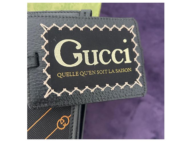 Gucci Ophidia GG Supreme Borsa Tote Nero D'oro - vista 6