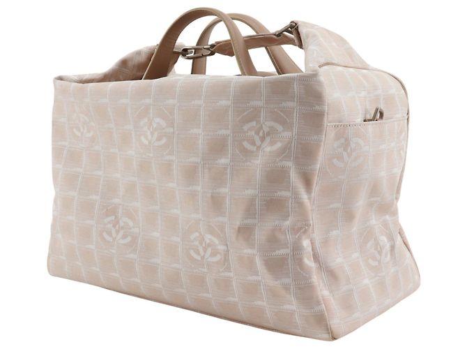 Borsa Boston della nuova linea da viaggio Chanel Beige - vista 2