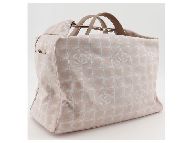 Borsa Boston della nuova linea da viaggio Chanel Beige - vista 3