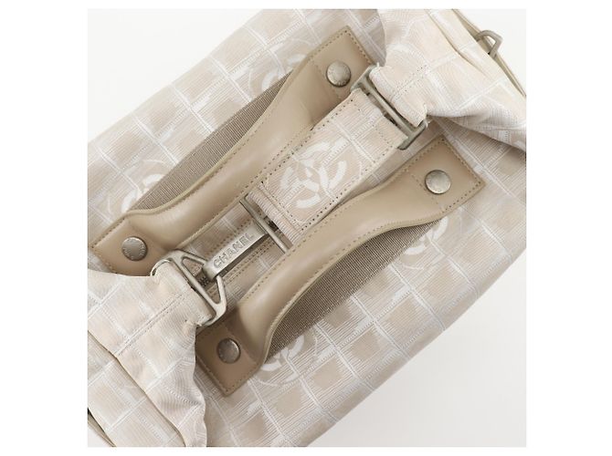 Borsa Boston della nuova linea da viaggio Chanel Beige - vista 5