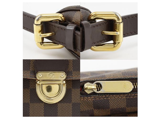 Borsa a Spalla Louis Vuitton Ravello GM Marrone - vista 16
