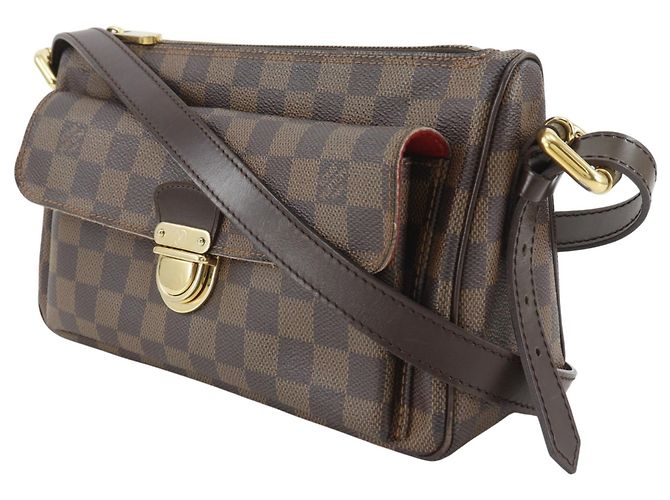 Borsa a Spalla Louis Vuitton Ravello GM Marrone - vista 2