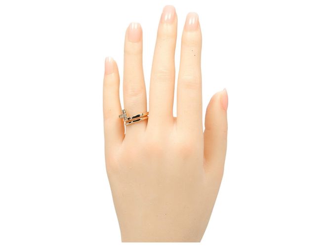 Anello T-Square Wrap di Tiffany & Co. in oro rosa 18K - vista 2