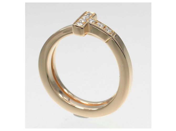 Anello T-Square Wrap di Tiffany & Co. in oro rosa 18K - vista 3