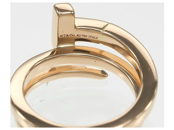 Anello T-Square Wrap di Tiffany & Co. in oro rosa 18K - vista 4