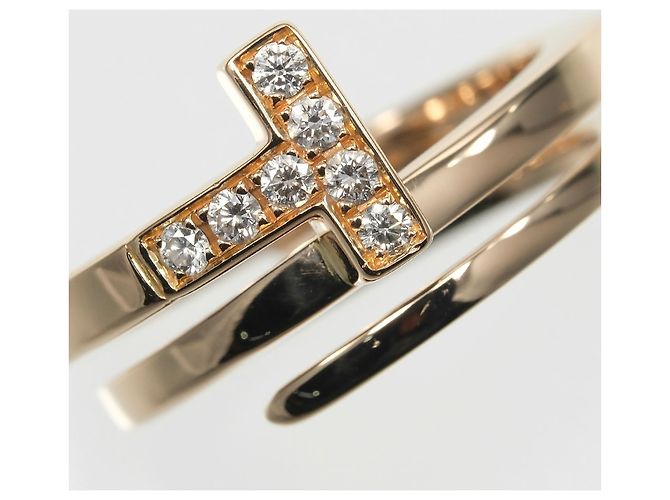 Anello T-Square Wrap di Tiffany & Co. in oro rosa 18K - vista 5