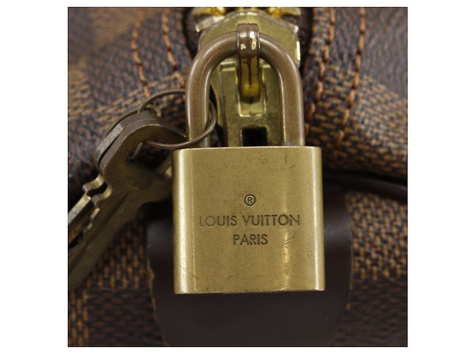 Borsa Boston Louis Vuitton Keepall 50 Marrone - vista 15