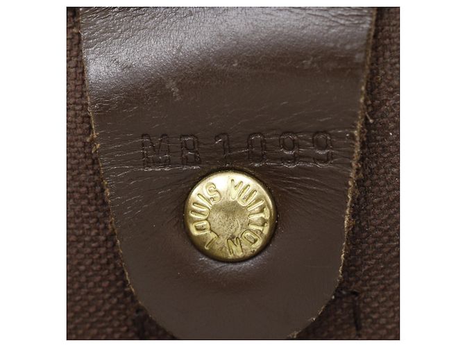 Borsa Boston Louis Vuitton Keepall 50 Marrone - vista 17