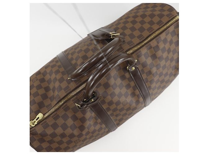 Borsa Boston Louis Vuitton Keepall 50 Marrone - vista 5