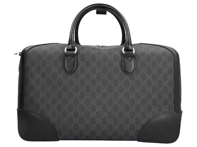 Borsa Spolverino Gucci Interlocking G Marrone Nero - vista 3