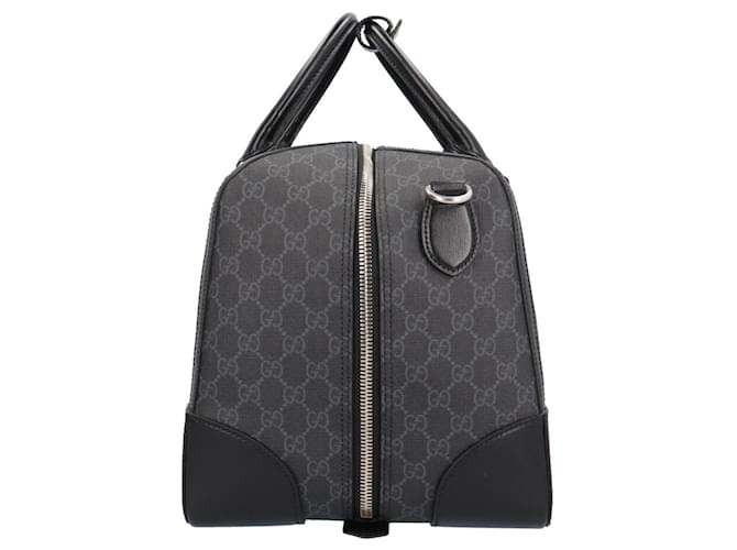 Borsa Spolverino Gucci Interlocking G Marrone Nero - vista 4