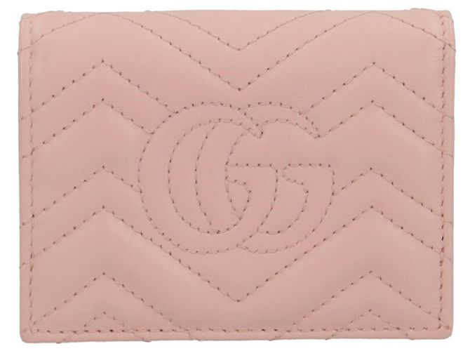 Portafoglio bi-fold Gucci GG Marmont Rosa - vista 2