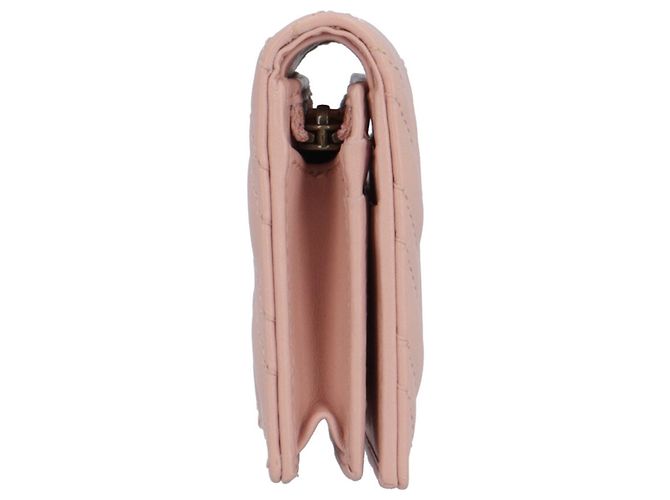 Portafoglio bi-fold Gucci GG Marmont Rosa - vista 3