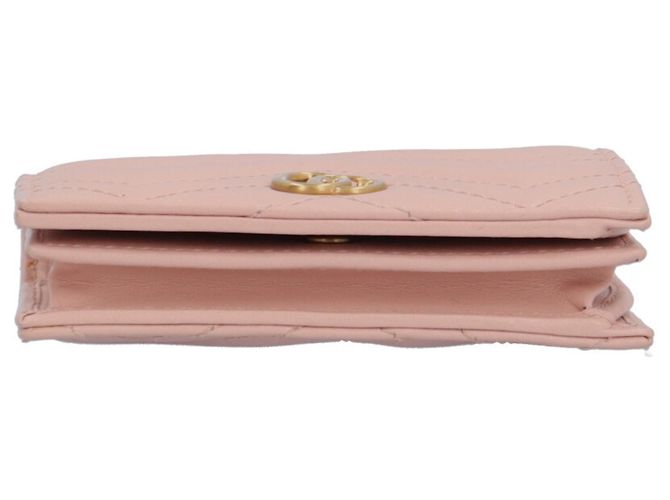Portafoglio bi-fold Gucci GG Marmont Rosa - vista 4