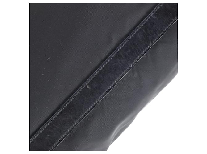 Borsa a tracolla in nylon nero Prada PRADA - vista 13