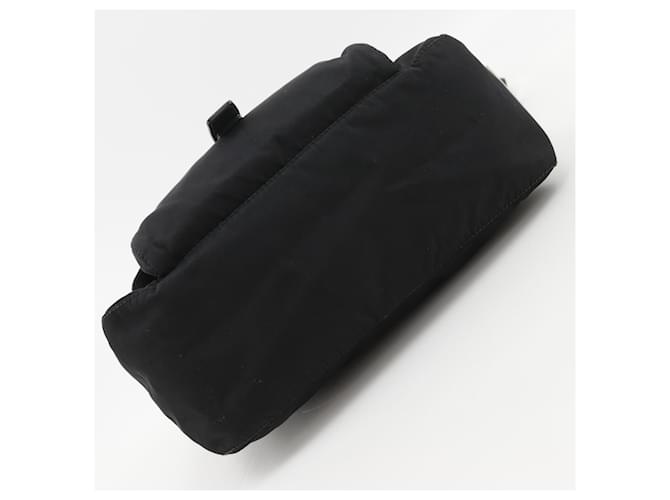 Borsa a tracolla in nylon nero Prada PRADA - vista 14