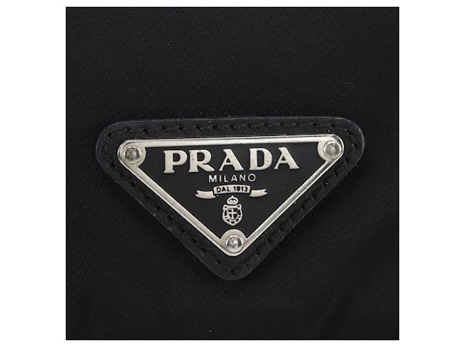 Borsa a tracolla in nylon nero Prada PRADA - vista 16