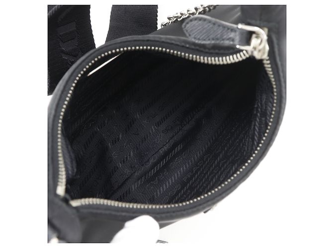 Borsa a tracolla Prada Saffiano Re-Edition 2005 Nero - vista 6