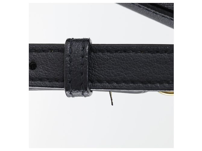 Borsa shopper Saint Laurent Toy Shopping Nero - vista 12
