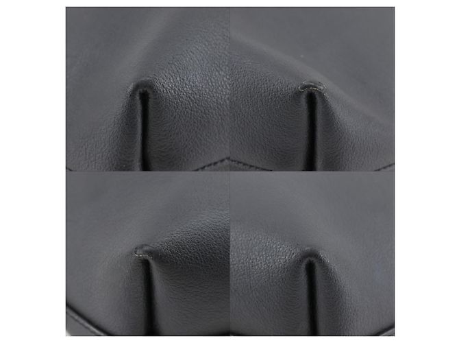 Borsa shopper Saint Laurent Toy Shopping Nero - vista 4