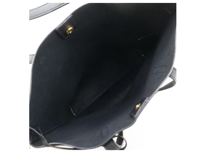 Borsa shopper Saint Laurent Toy Shopping Nero - vista 5