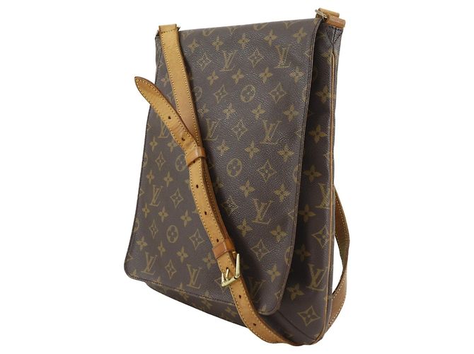 Borsa a tracolla Musette Louis Vuitton Marrone - vista 2