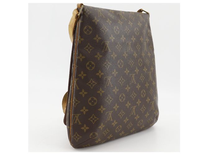 Borsa a tracolla Musette Louis Vuitton Marrone - vista 3