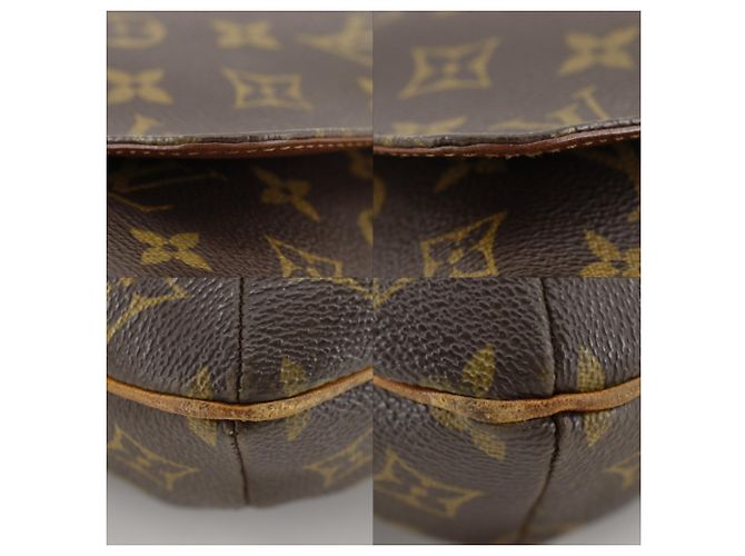 Borsa a tracolla Musette Louis Vuitton Marrone - vista 4