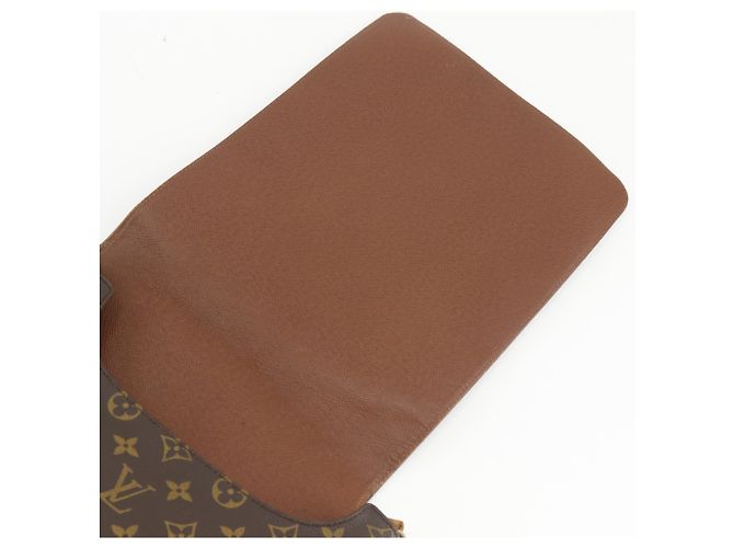 Borsa a tracolla Musette Louis Vuitton Marrone - vista 7