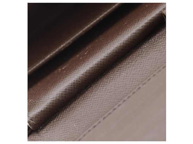 Louis Vuitton Damier Canvas langer Geldbeutel Braun - vista 11