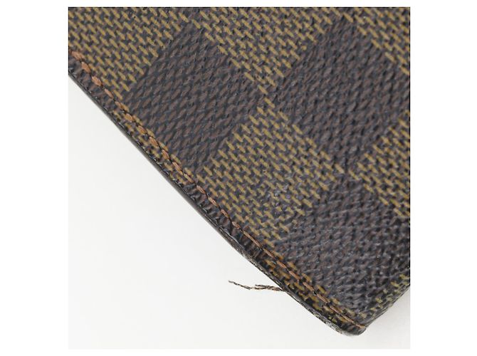 Louis Vuitton Damier Canvas langer Geldbeutel Braun - vista 14