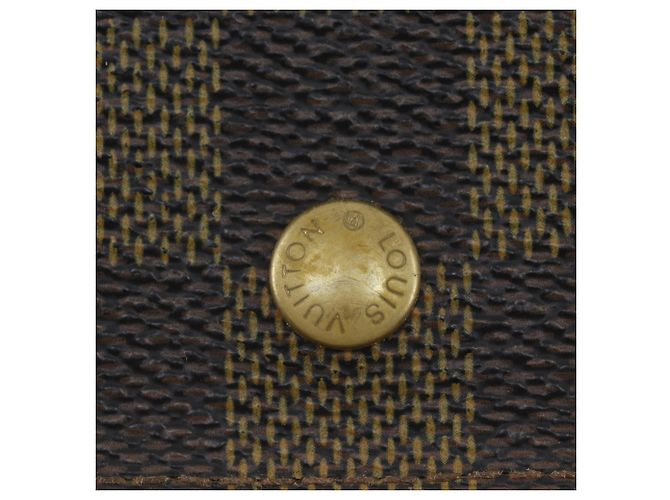 Louis Vuitton Damier Canvas langer Geldbeutel Braun - vista 17