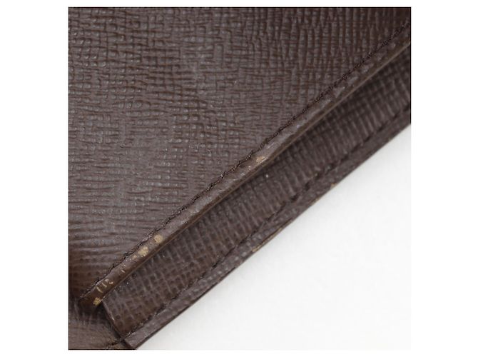 Louis Vuitton Damier Canvas langer Geldbeutel Braun - vista 9