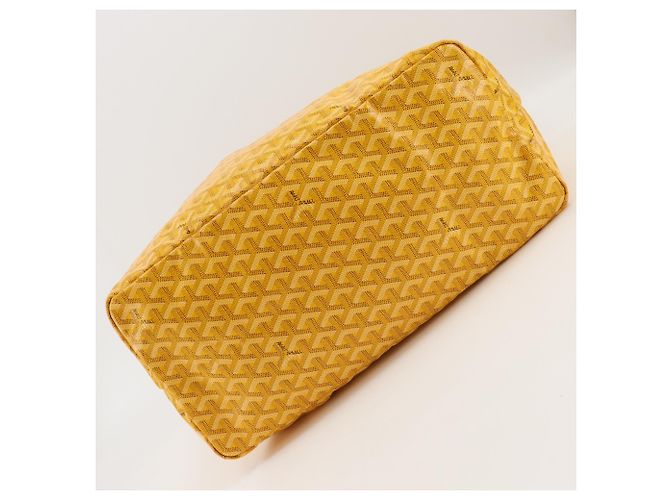 Borsa Tote Goyard Saint Louis GM Giallo - vista 11