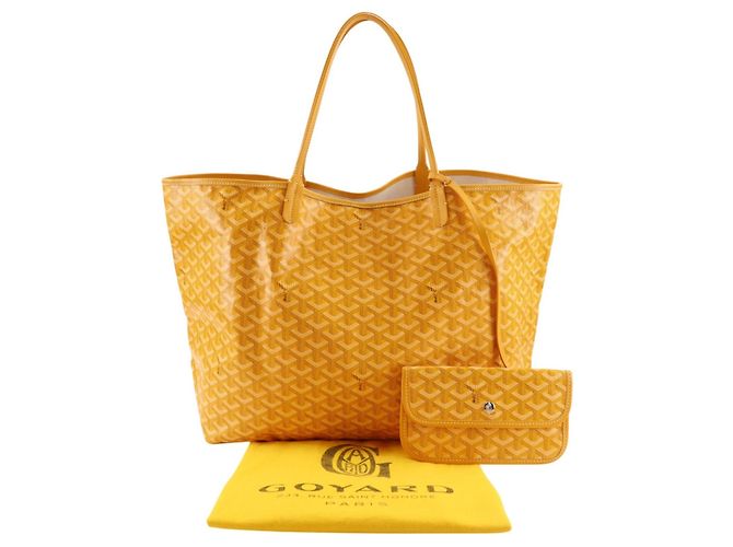 Borsa Tote Goyard Saint Louis GM Giallo - vista 16