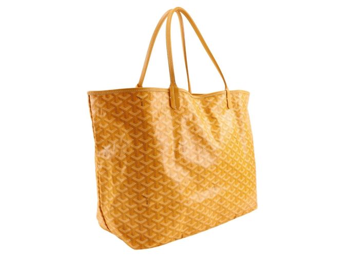 Borsa Tote Goyard Saint Louis GM Giallo - vista 3