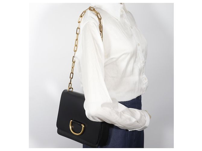 Borsa a tracolla Burberry D-Ring Nero - vista 17