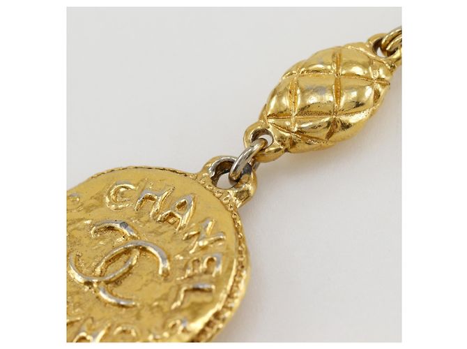 Timeless Collar largo CHANEL COCO Mark Dorado - vista 7