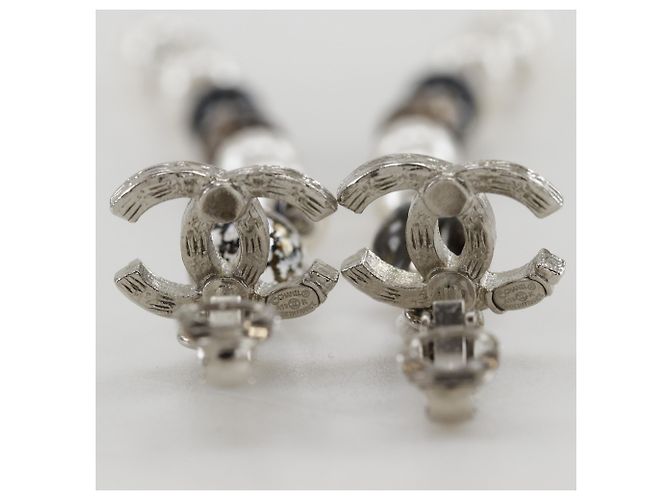 Chanel Coco Mark Clip-Ohrringe Silber - Ansicht 4