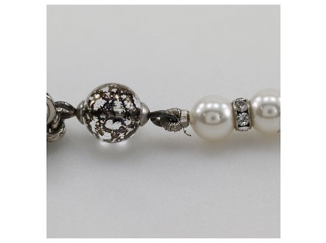 Chanel Coco Mark Clip-Ohrringe Silber - Ansicht 6