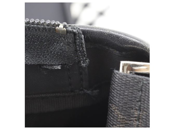 Borsa a tracolla Burberry Black Label Nova Check Nero - vista 6