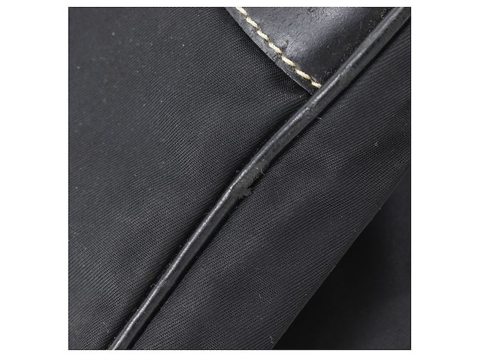 Sac à bandoulière en nylon noir Prada - vista 10