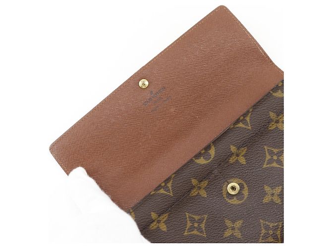 Louis Vuitton Monogram Long Wallet Braun - Ansicht 8