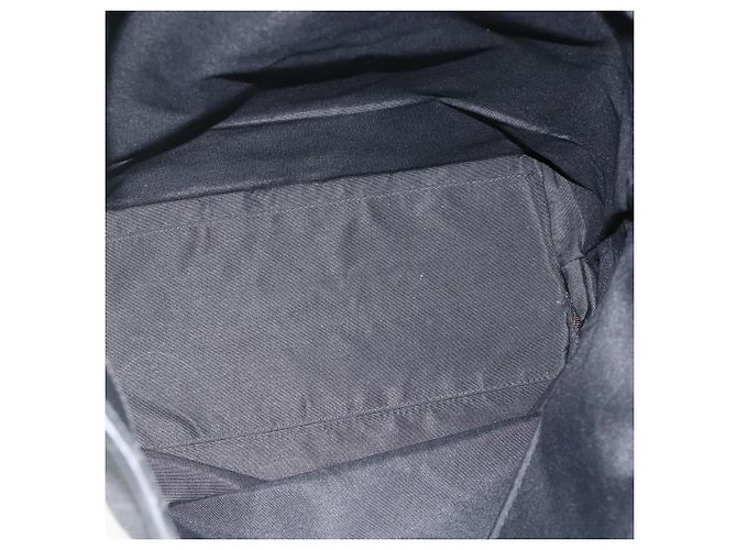 Borsa Tote GUCCI GG Canvas Nera Argento 31243 Auth 178818 Nero - vista 10