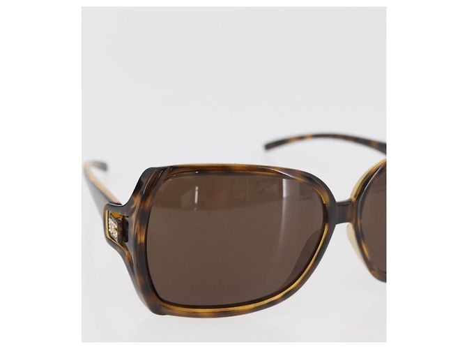 Dolce & Gabbana Gafas de sol DOLCE&GABBANA estampado carey plástico 2 Set Brown Auth 178392 Castaño - vista 12