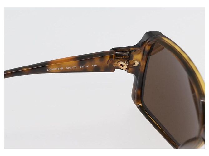 Dolce & Gabbana Gafas de sol DOLCE&GABBANA estampado carey plástico 2 Set Brown Auth 178392 Castaño - vista 16