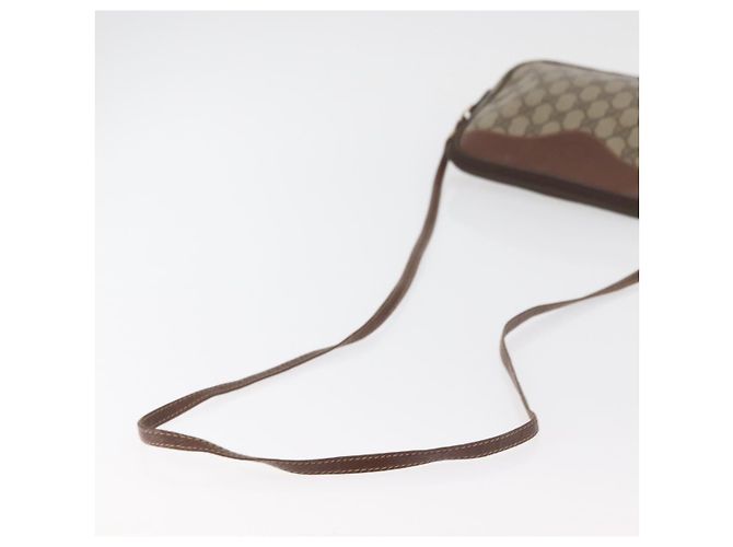 Borsa a Spalla GUCCI GG Supreme PVC Beige Oro Auth 180164 D'oro - vista 7