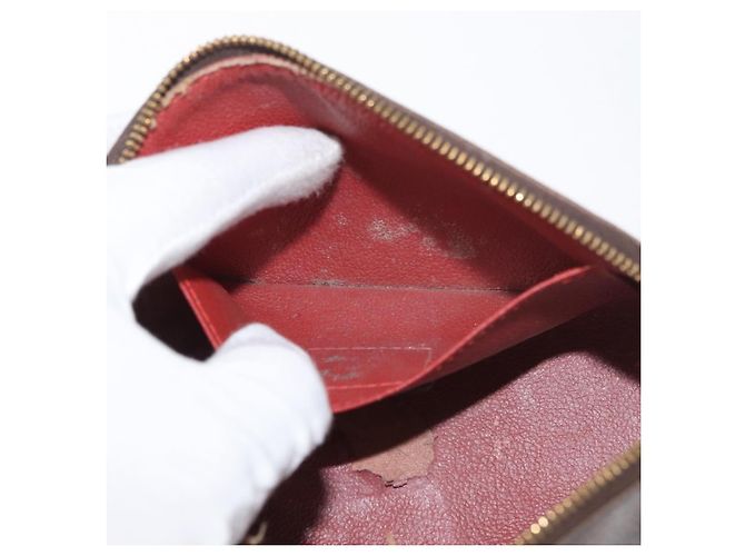 LOUIS VUITTON Damier Ebene Pochette Cosmetic PM Pochette N47516 LV Auth 179147 - vista 11
