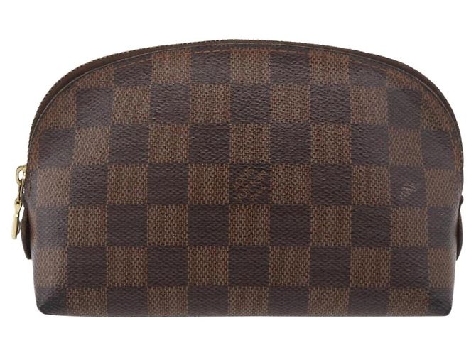 LOUIS VUITTON Damier Ebene Pochette Cosmetic PM Pochette N47516 LV Auth 179147 - vista 13